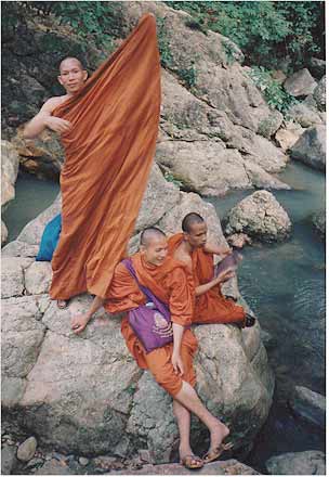 Buddhist monks in Thailand